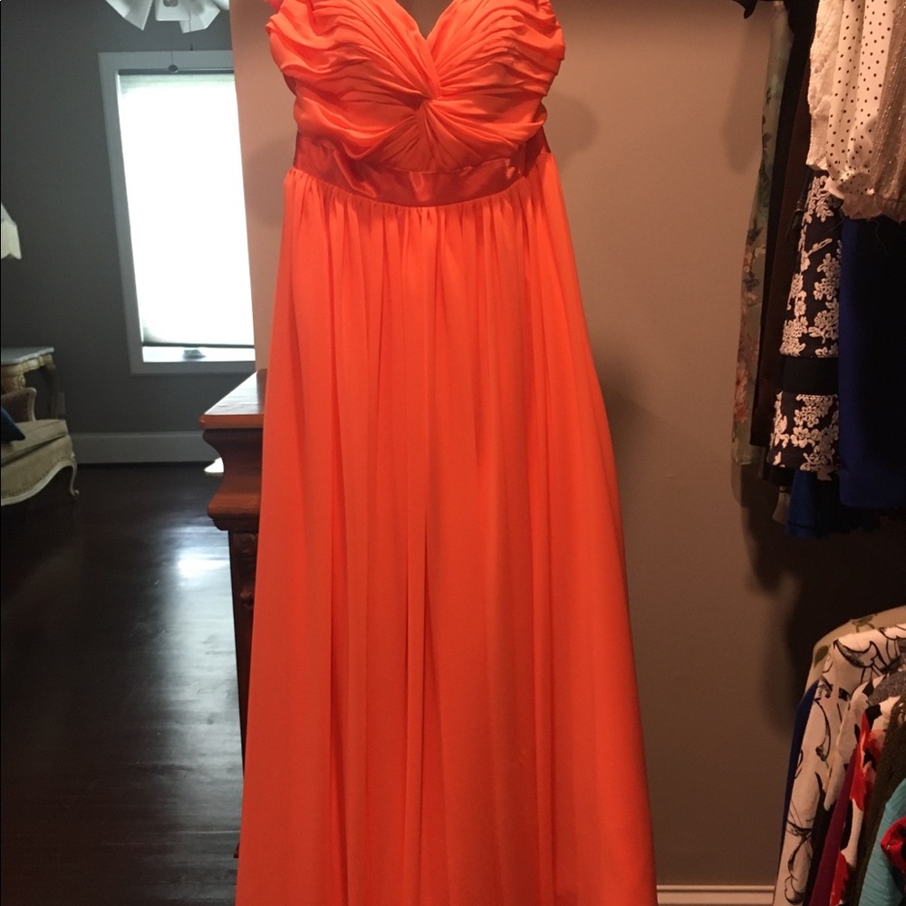 Coral dress